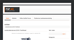 Desktop Screenshot of fgf.no