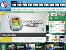 Tablet Screenshot of fgf.esp.br